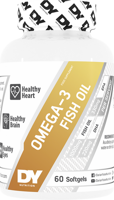 Dorian Yates Nutrition Omega 3 Fish Oil - 60 gels