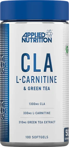 Applied Nutrition CLA, L-Carnitine & Green Tea - 100 softgels
