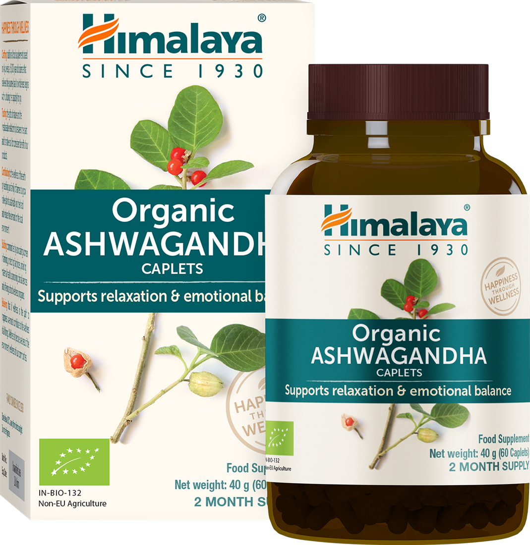 Himalaya Organic Ashwagandha - 60 caps