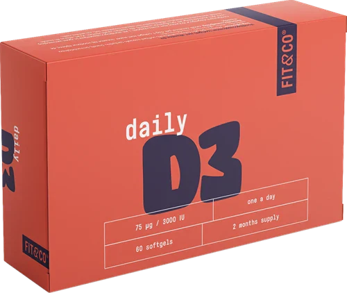 Fit & Co Daily D3 - 60 softgels