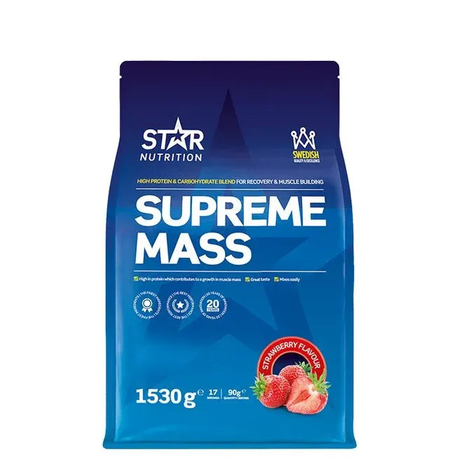 Star Nutrition Supreme Mass, 1530 g, Strawberry