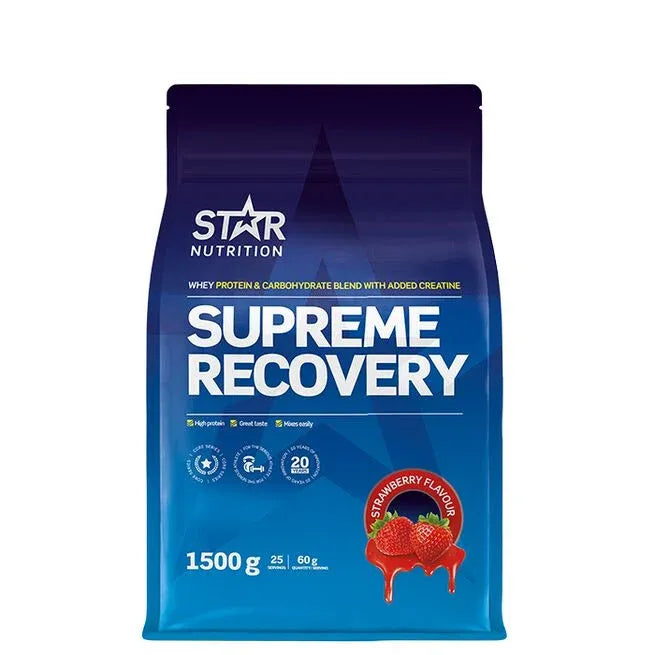 Star Nutrition Supreme Recovery, 1,5 kg, Strawberry