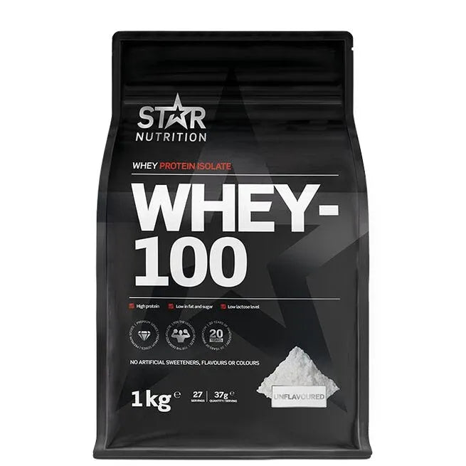 Star Nutrition WHEY-100, 1 kg, Unflavoured
