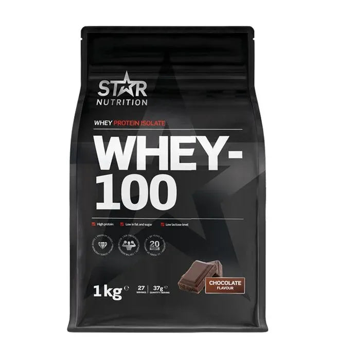 Star Nutrition WHEY-100, 1 kg, Choklad