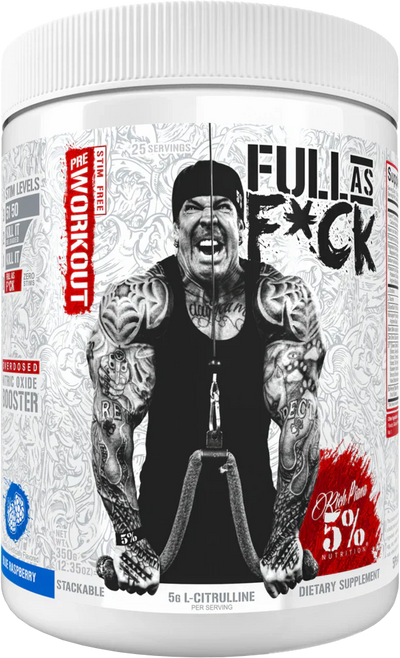 5% Nutrition Full As F*ck - 375 g Blue Raspberry