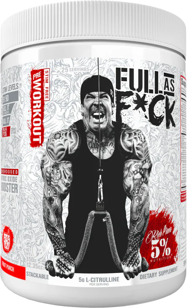 5% Nutrition Full As F*ck - 375 g Fruit Punch