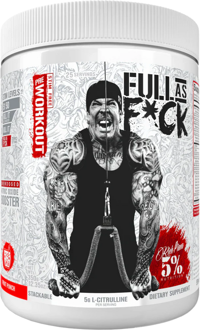 5% Nutrition Full As F*ck - 375 g Fruit Punch