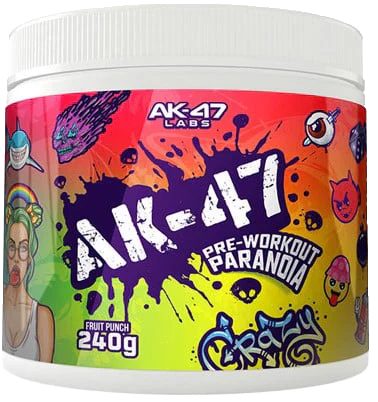 AK-47 Labs Pre-Workout Paranoia - 240 g Fruit Punch