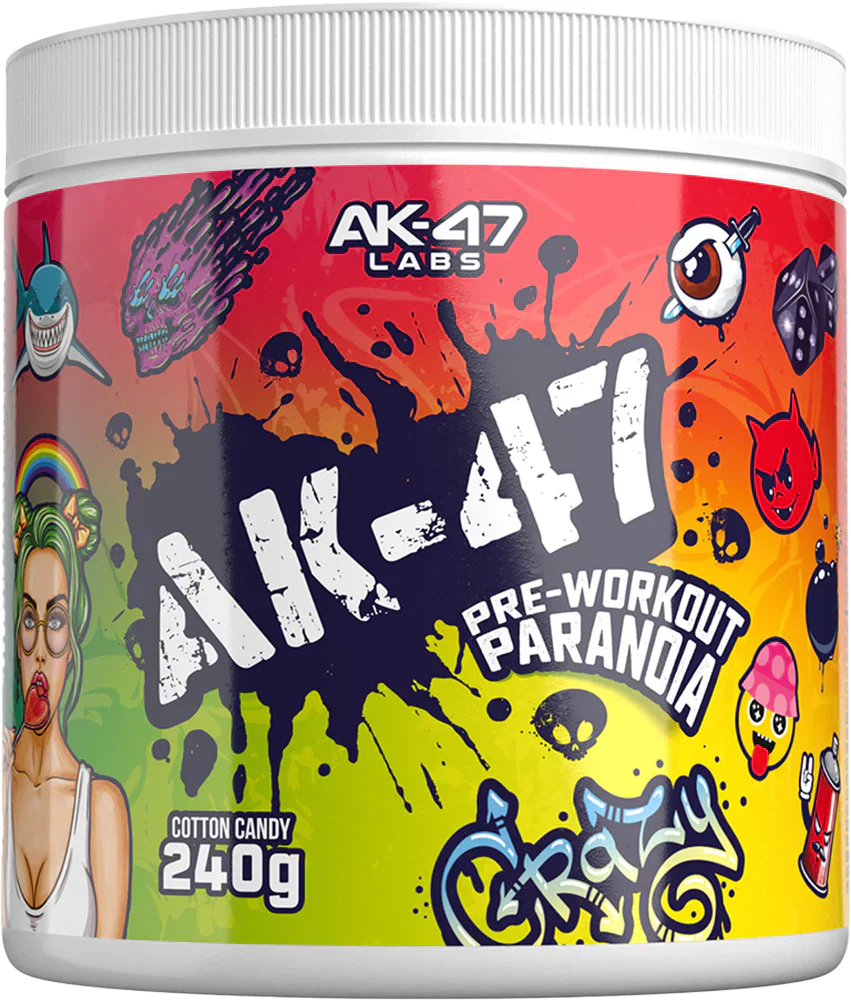 AK-47 Labs Pre-Workout Paranoia - 240 g Cotton Candy