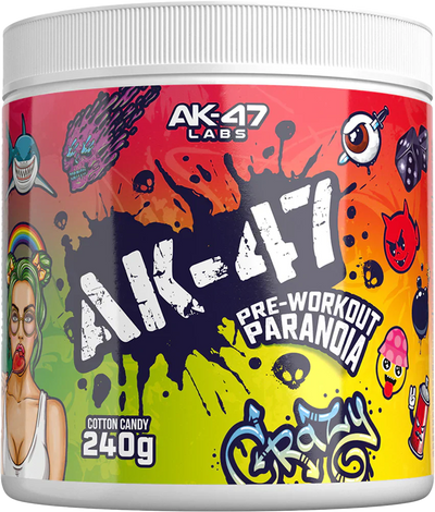 AK-47 Labs Pre-Workout Paranoia - 240 g Cotton Candy
