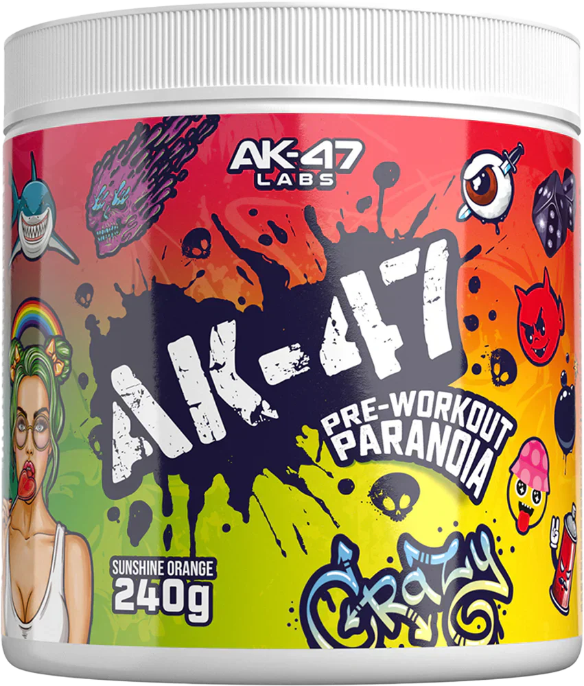 AK-47 Labs Pre-Workout Paranoia - 240 g Orange