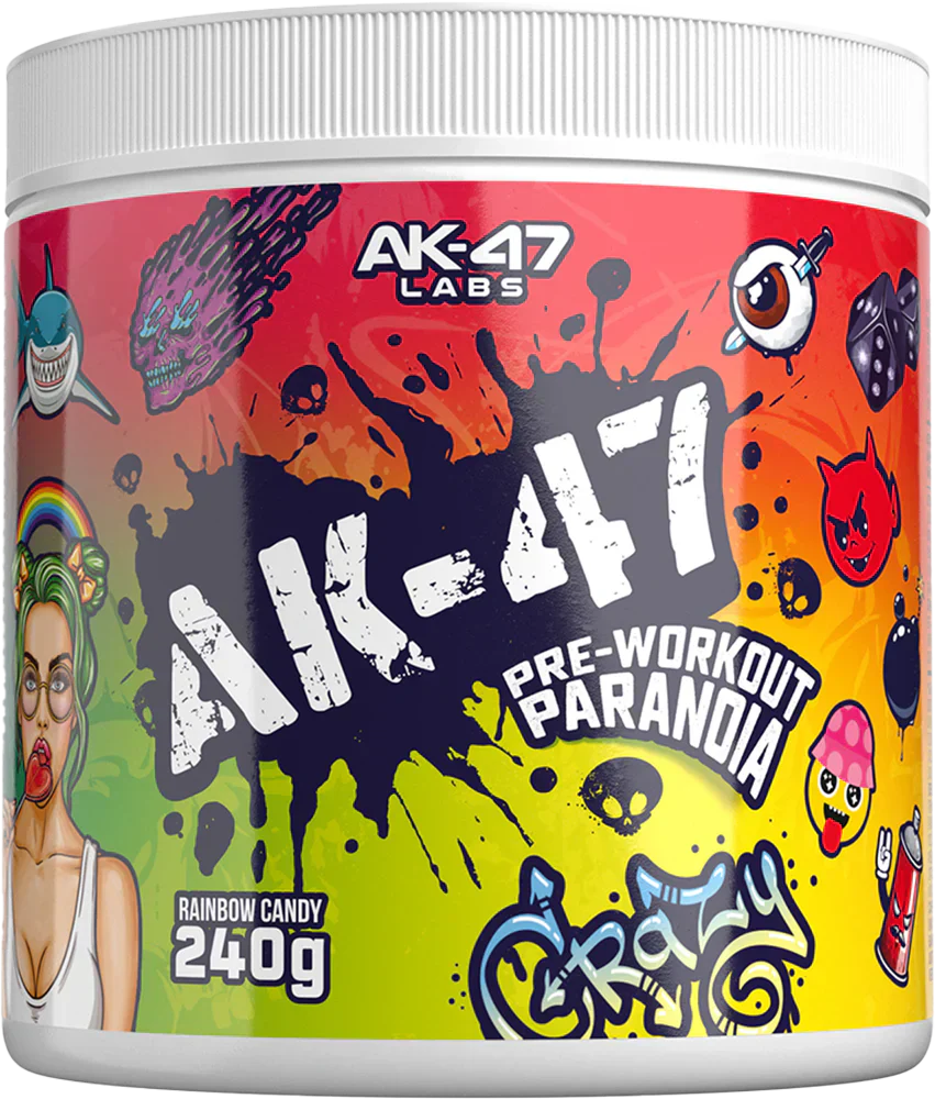AK-47 Labs Pre-Workout Paranoia - 240 g Rainbow Candy