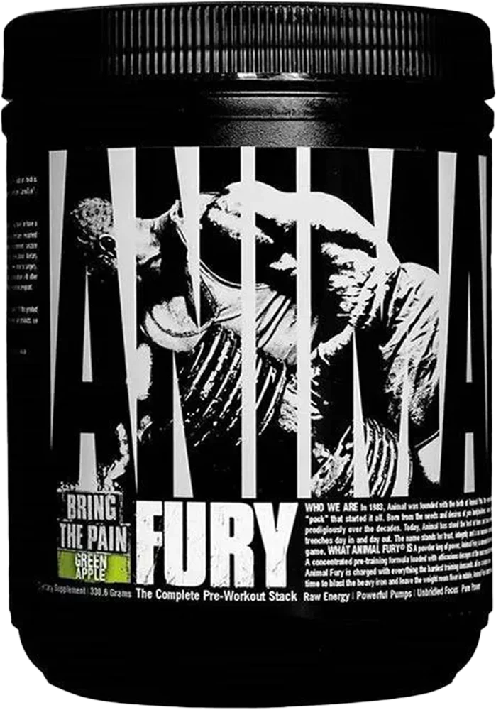 Animal Fury - 20 servings Green Apple