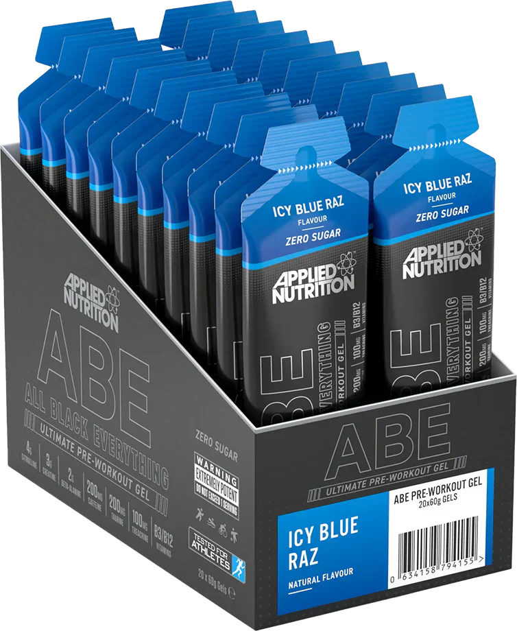 Applied Nutrition ABE Pre-Workout Gel - 20 x 60 ml Icy Blue Raz