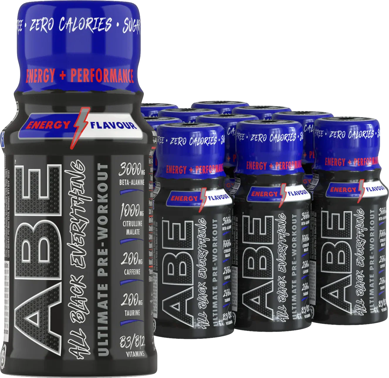 Applied Nutrition ABE Ultimate Pre-Workout Shot - 12 x 60 ml Energy