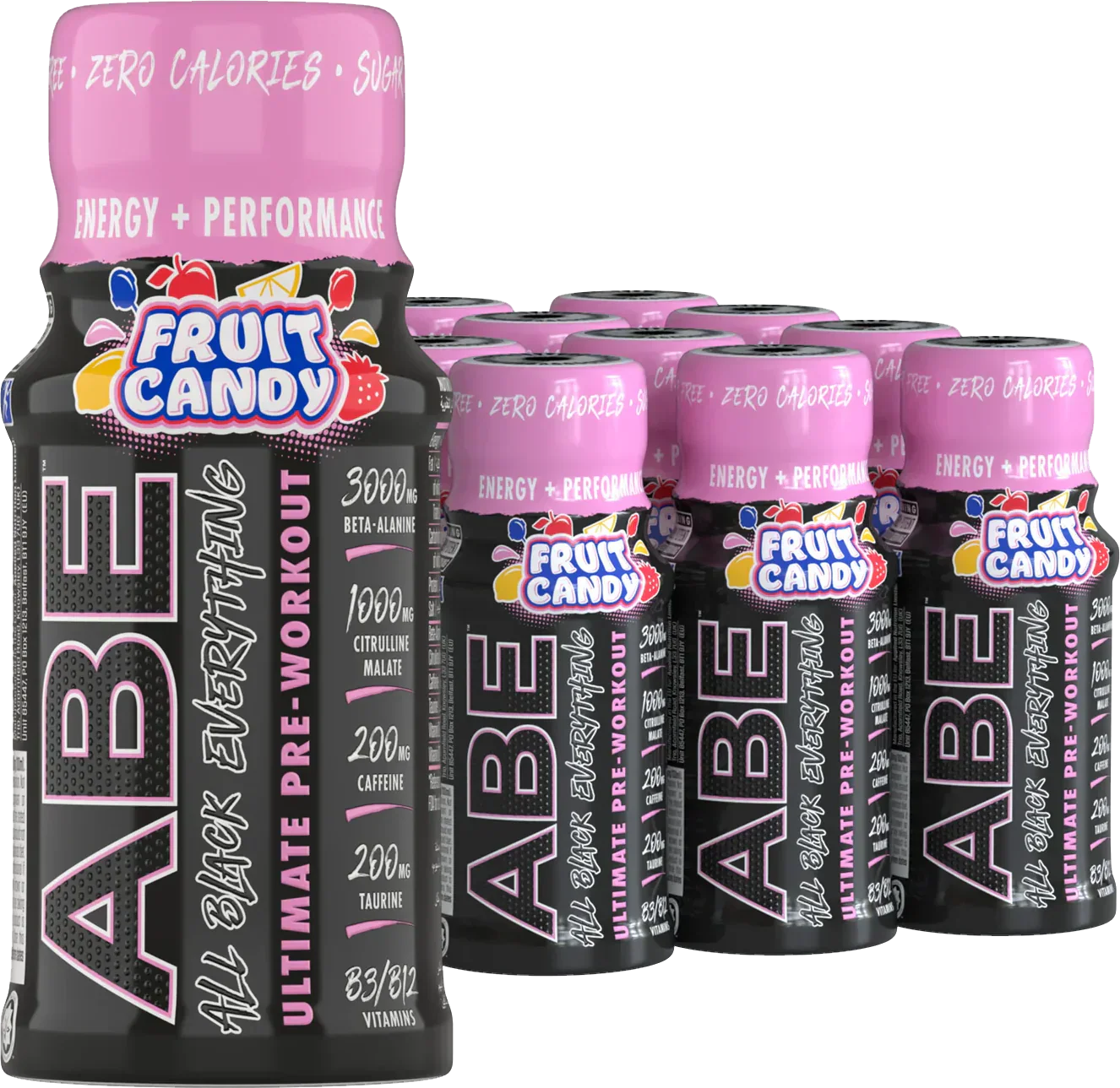 Applied Nutrition ABE Ultimate Pre-Workout Shot - 12 x 60 ml Fruit Candy