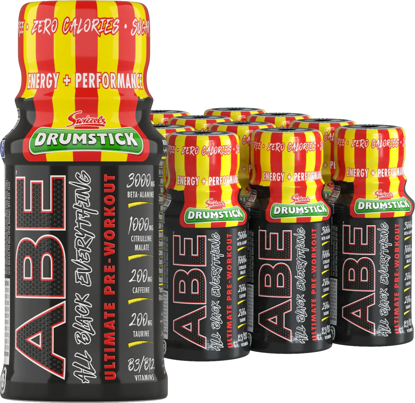 Applied Nutrition ABE Ultimate Pre-Workout Shot - 12 x 60 ml Swizzels Drumstick