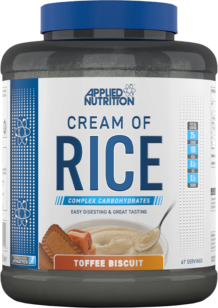 Applied Nutrition Cream of Rice - 2000 g Toffee Biscuit