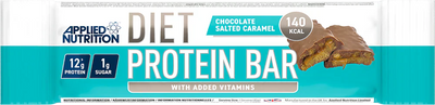 Applied Nutrition Diet Protein Bar - 12 x 45 g Chocolate Salted Caramel