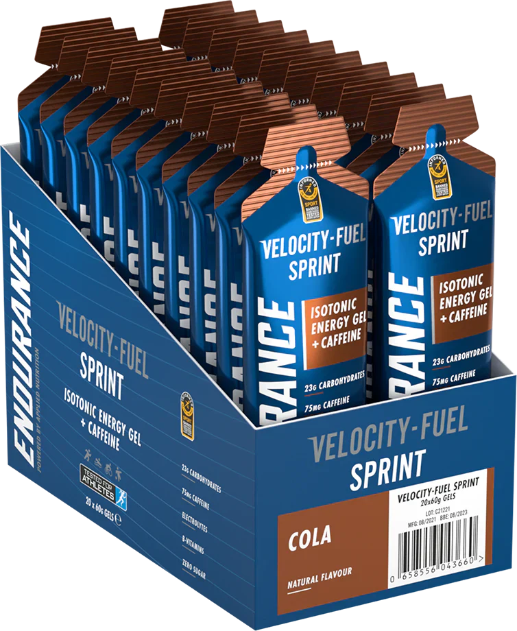 Applied Nutrition Endurance Sprint Gel With Caffeine - 20 x 60 ml Cola