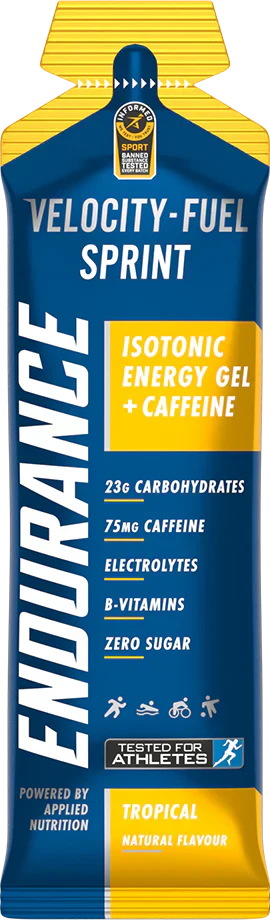 Applied Nutrition Endurance Sprint Gel With Caffeine - 20 x 60 ml Tropical