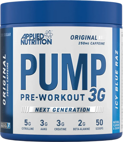 Applied Nutrition Pump 3G Pre-Workout - 375 g Icy Blue Raz
