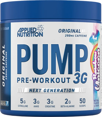 Applied Nutrition Pump 3G Pre-Workout - 375 g Rainbow Unicorn