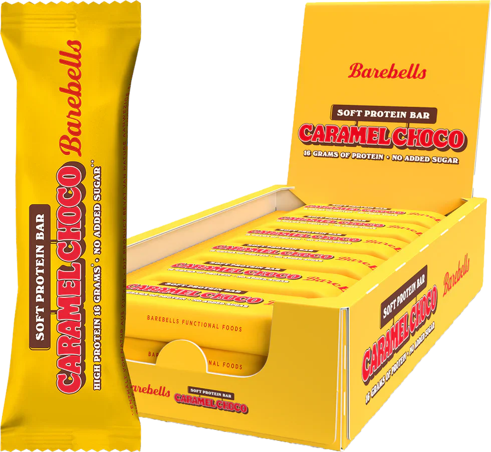 Barebells Soft Protein Bar - 12 x 55 g Caramel Choco