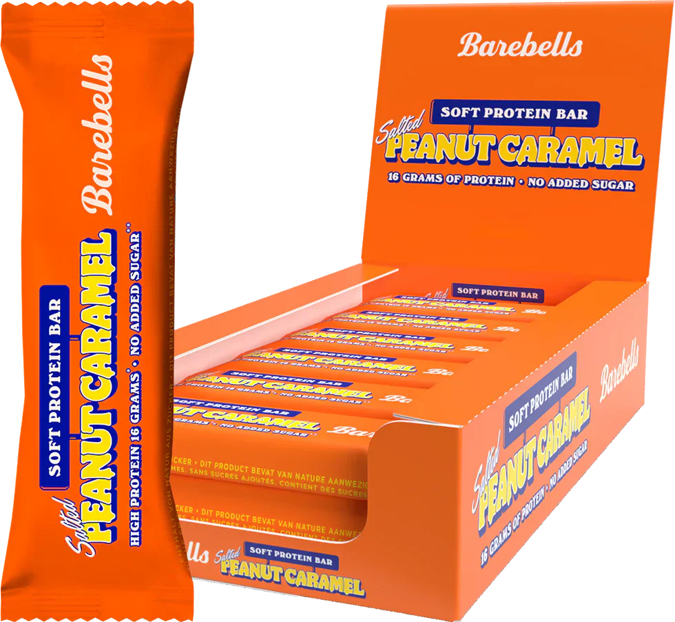Barebells Soft Protein Bar - 12 x 55 g Salted Peanut Caramel