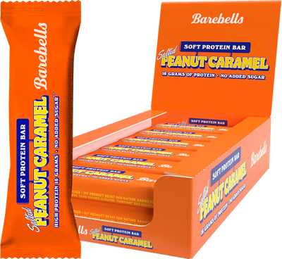 Barebells Soft Protein Bar - 12 x 55 g Salted Peanut Caramel