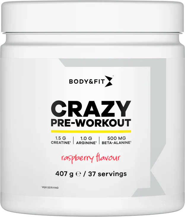 Body & Fit Crazy Pre-workout - 407 g Raspberry