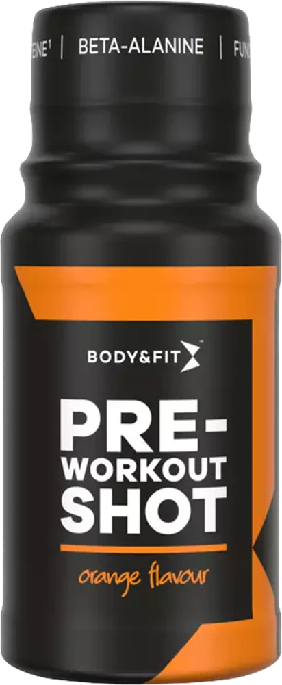 Body & Fit Pre-workout Shot - 12 x 60 ml Orange