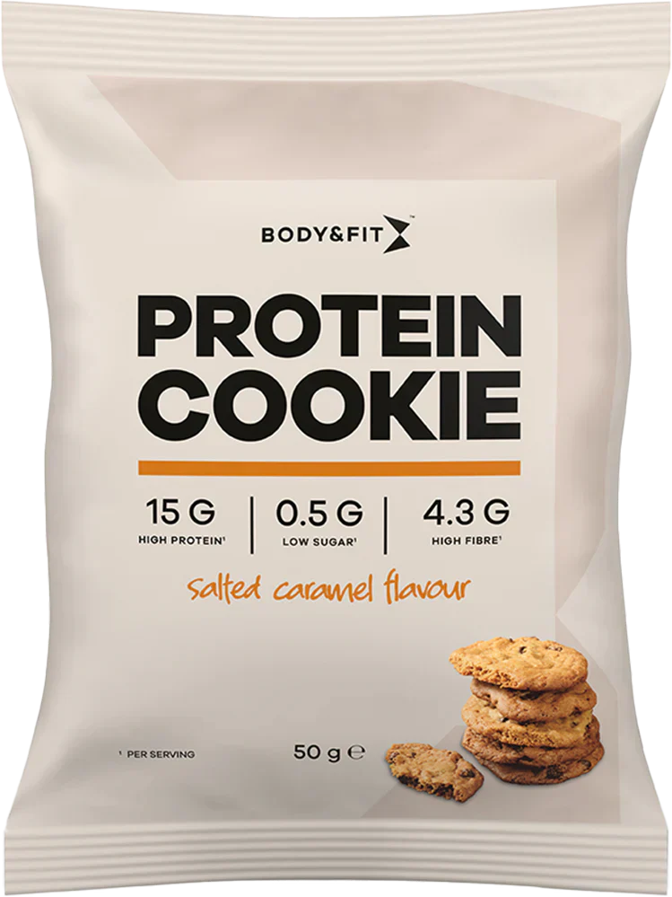 Body & Fit Protein Cookies - 12 x 50 g Salted Caramel