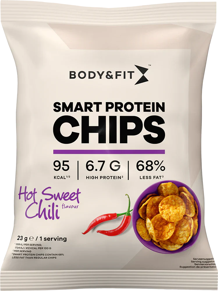 Body & Fit Smart Chips - 12 x 23 g Hot Sweet Chili