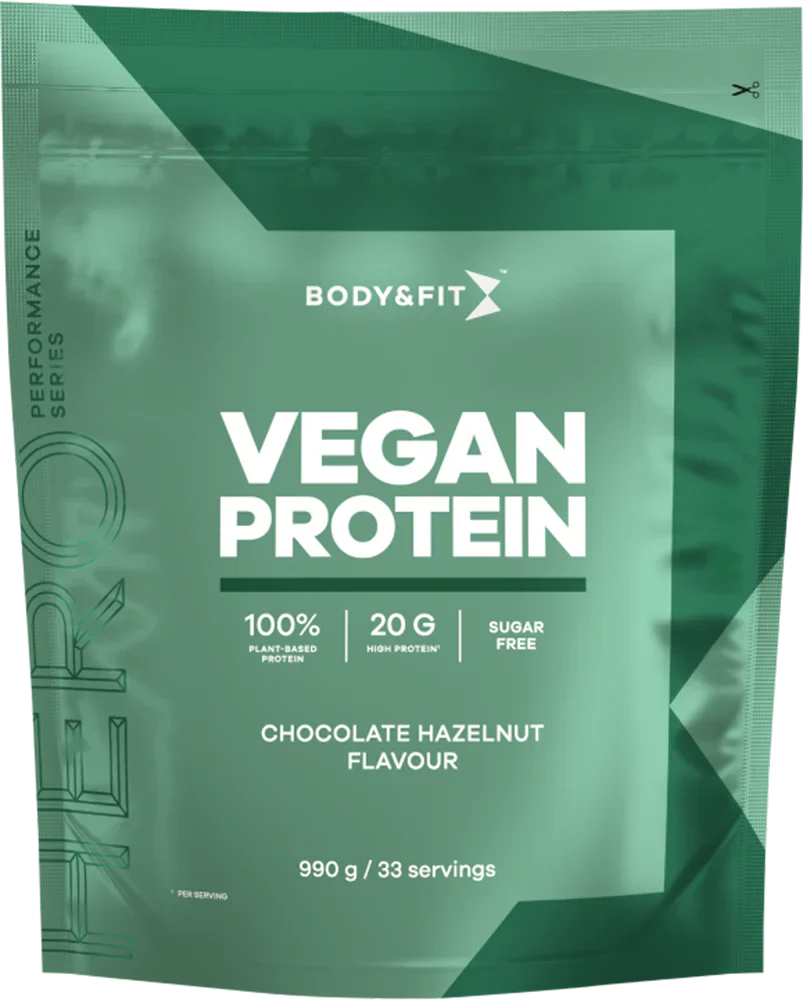 Body & Fit Vegan Protein - 990 g Chocolate Hazelnut