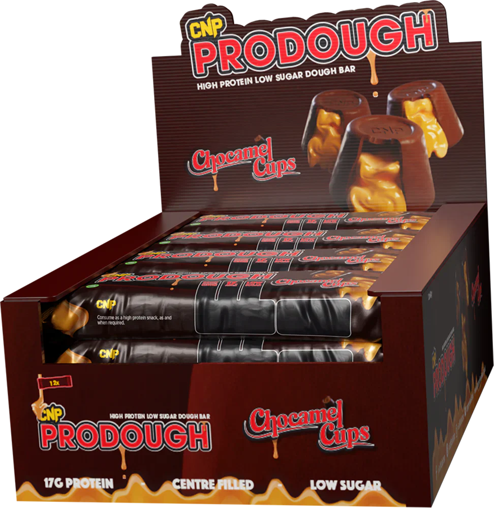 CNP ProDough Doughnut Bars - 12 x 60 g Chocamel Cups