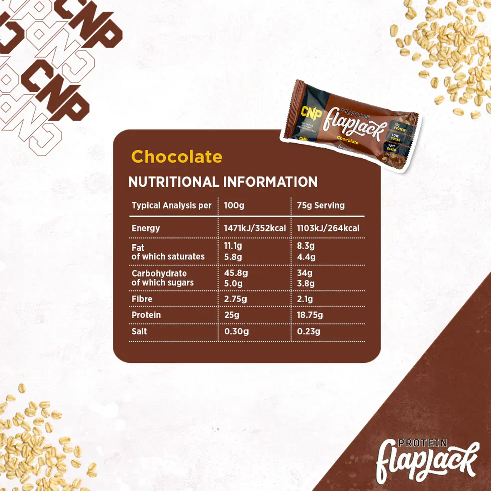 CNP Protein Flapjack - 12 x 75 g Chocolate