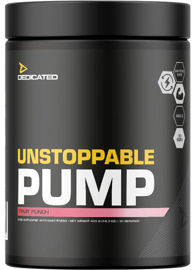 Dedicated Nutrition Unstoppable Pump - 405 g Fruit Punch
