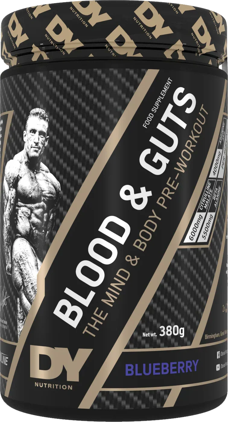 Dorian Yates Nutrition Blood & Guts - 380 g Blueberry
