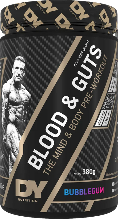 Dorian Yates Nutrition Blood & Guts - 380 g Bubblegum