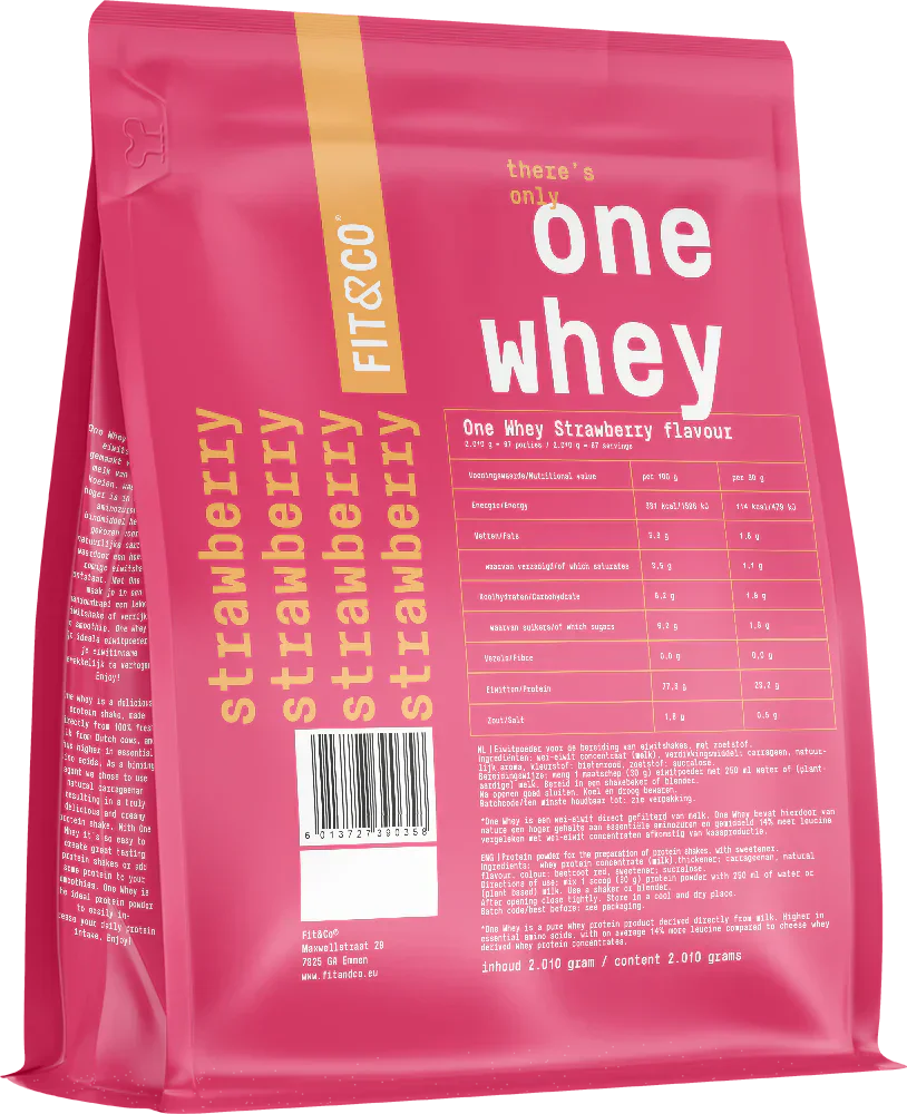 Fit & Co One Whey - 2010 g Strawberry