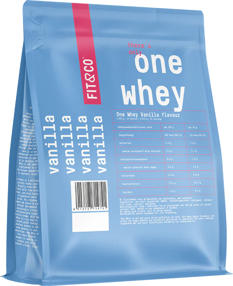 Fit & Co One Whey - 2010 g Vanilla