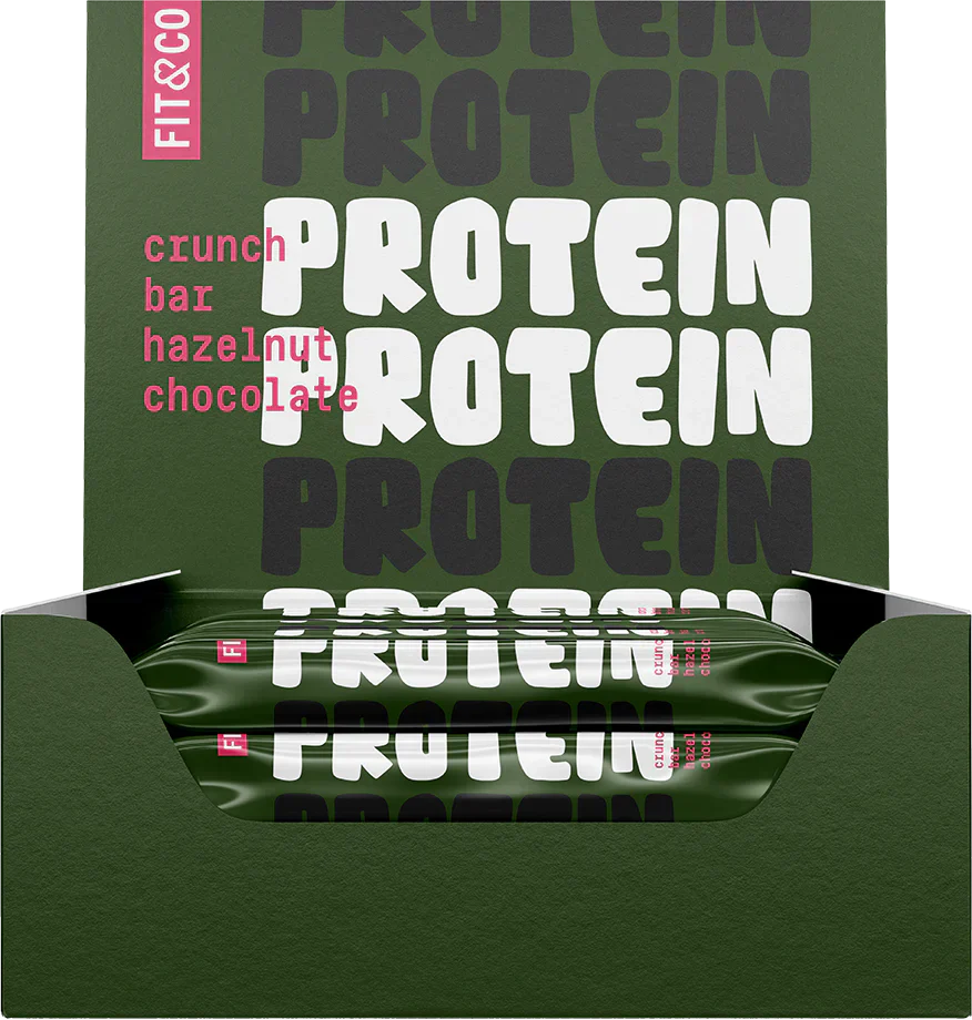 Fit & Co Protein Soft Bar - 10 x 55 g - Hazelnut Chocolate