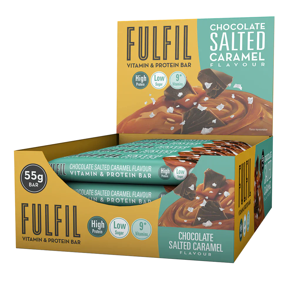Fulfil Vitamin & Protein Bar - 15 x 55 g Chocolate Salted Caramel