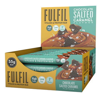 Fulfil Vitamin & Protein Bar - 15 x 55 g Chocolate Salted Caramel