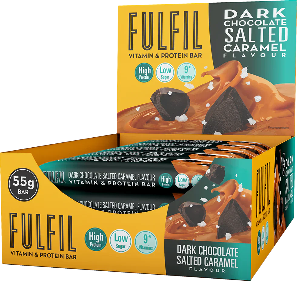 Fulfil Vitamin & Protein Bar - 15 x 55 g Dark Salted Caramel