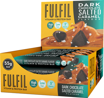 Fulfil Vitamin & Protein Bar - 15 x 55 g Dark Salted Caramel