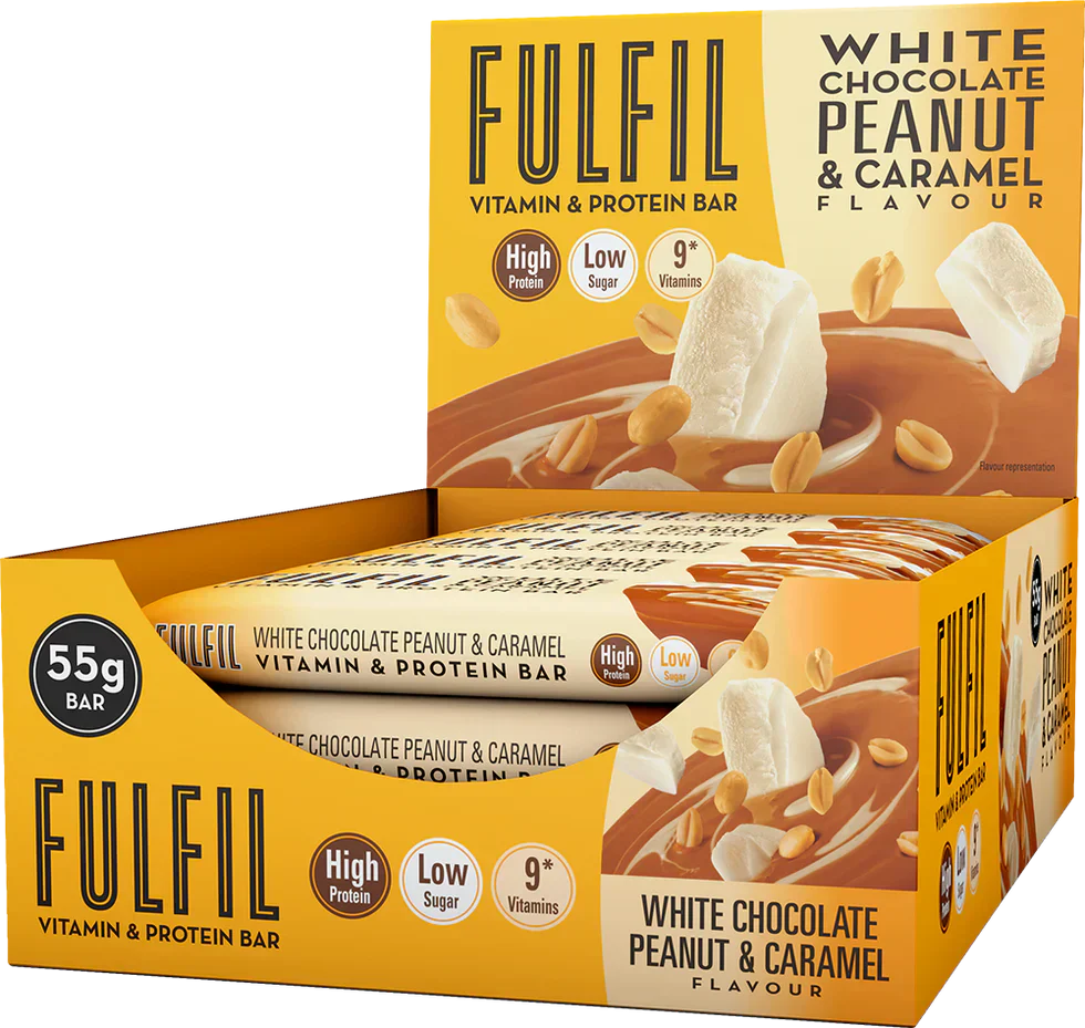 Fulfil Vitamin & Protein Bar - 15 x 55 g White Peanut & Caramel