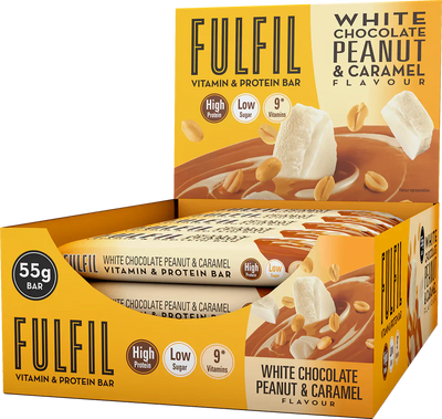 Fulfil Vitamin & Protein Bar - 15 x 55 g White Peanut & Caramel