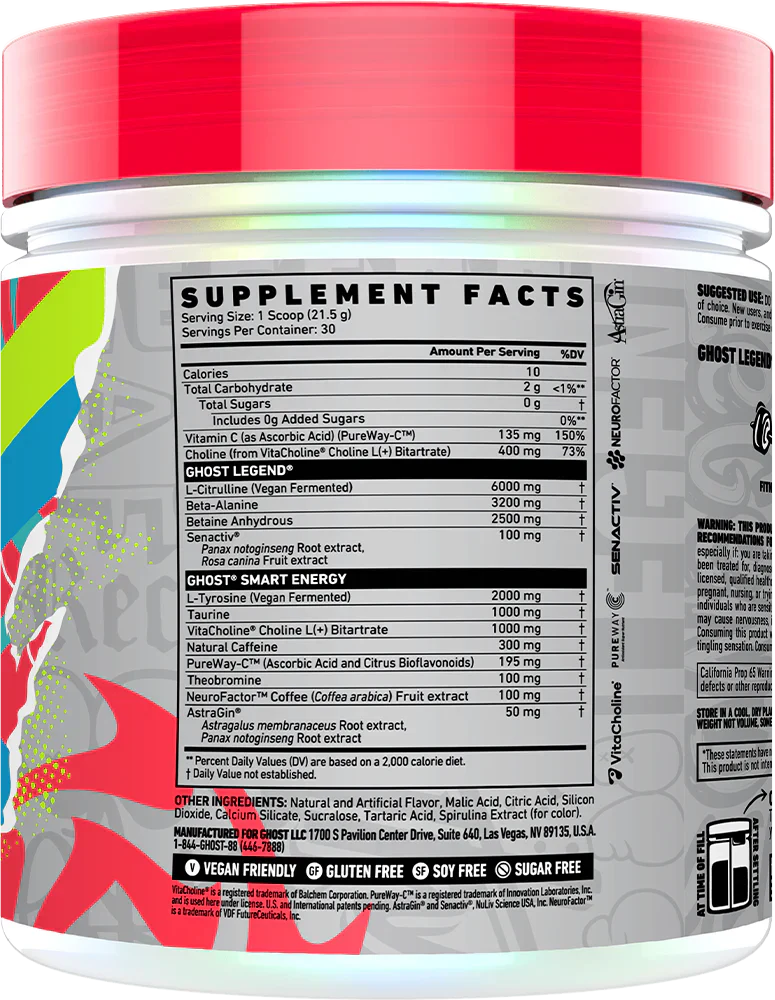 Ghost Legend V4 - 30 servings Orange Cream